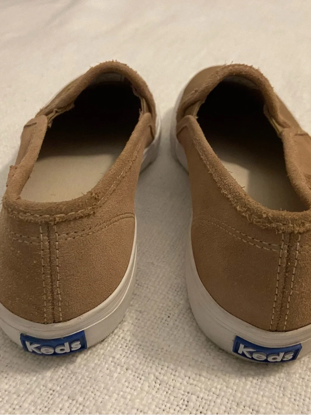 Keds Casual Slip-On Sneakers in Taupe/Brown Women’s Size 9